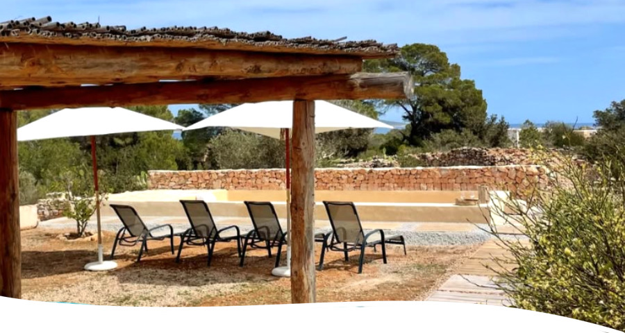 Casitas con piscina en Formentera Casitas con piscina en Formentera