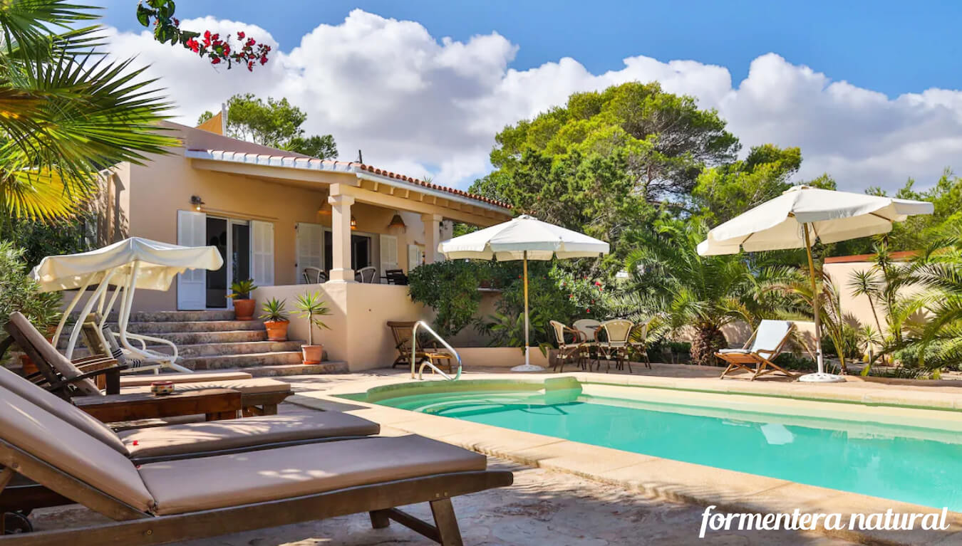 Villa con piscina en Es Pujols Formentera Villa con piscina en Es Pujols Formentera