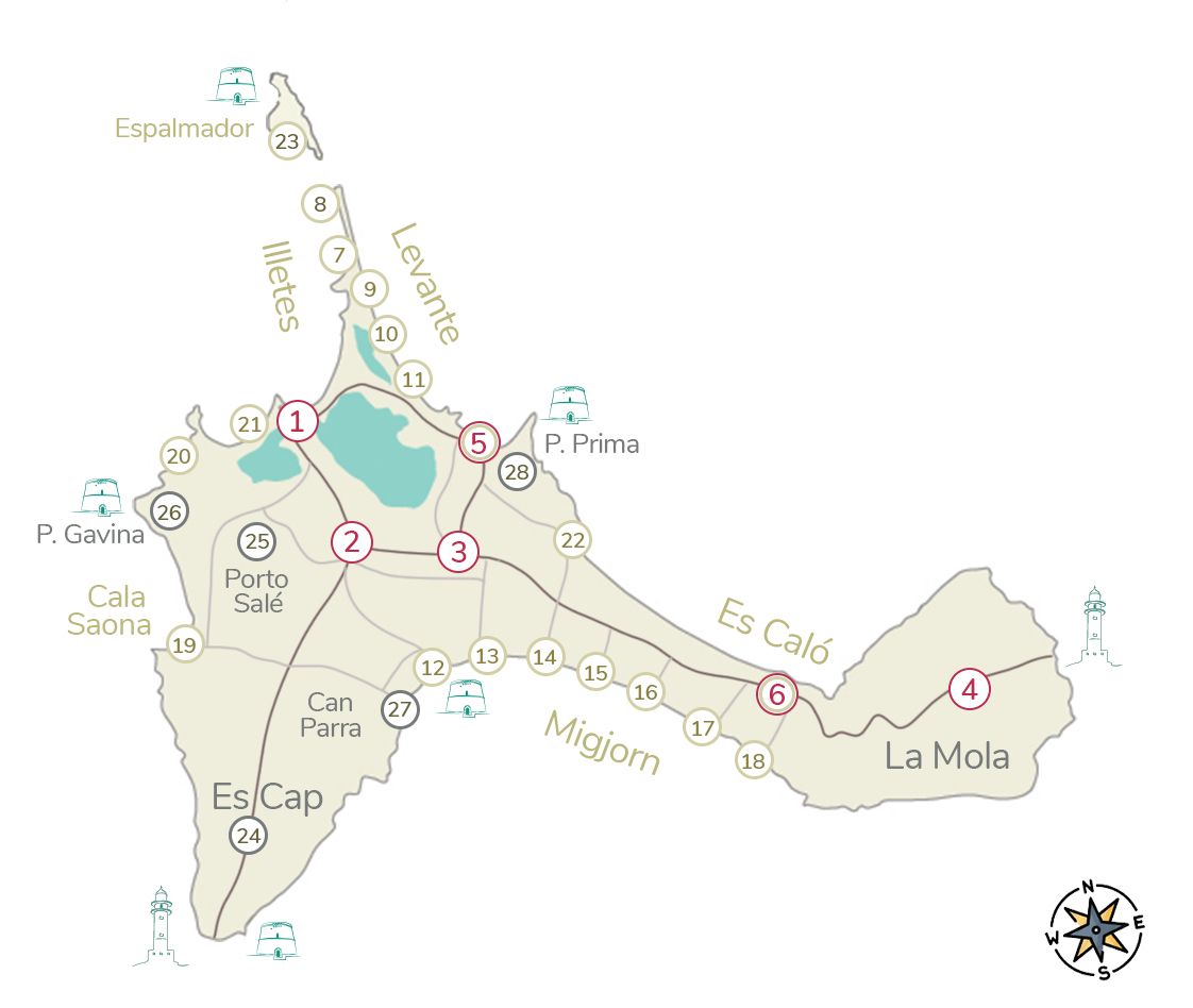 Formentera Map Formentera Map
