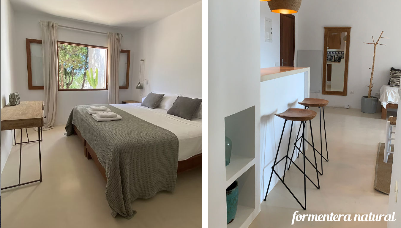 Casita con piscina en la playa Formentera