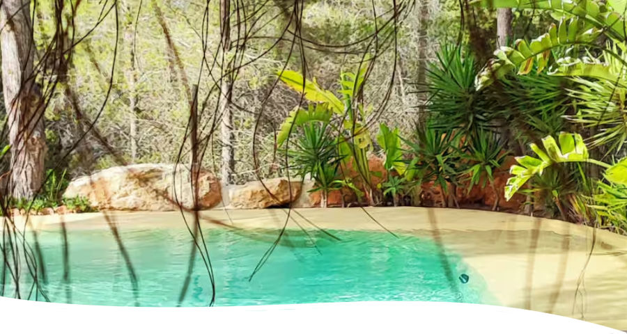 Casa con piscina, gimansio y pista de tenis en Formentera Casa con piscina, gimansio y pista de tenis en Formentera