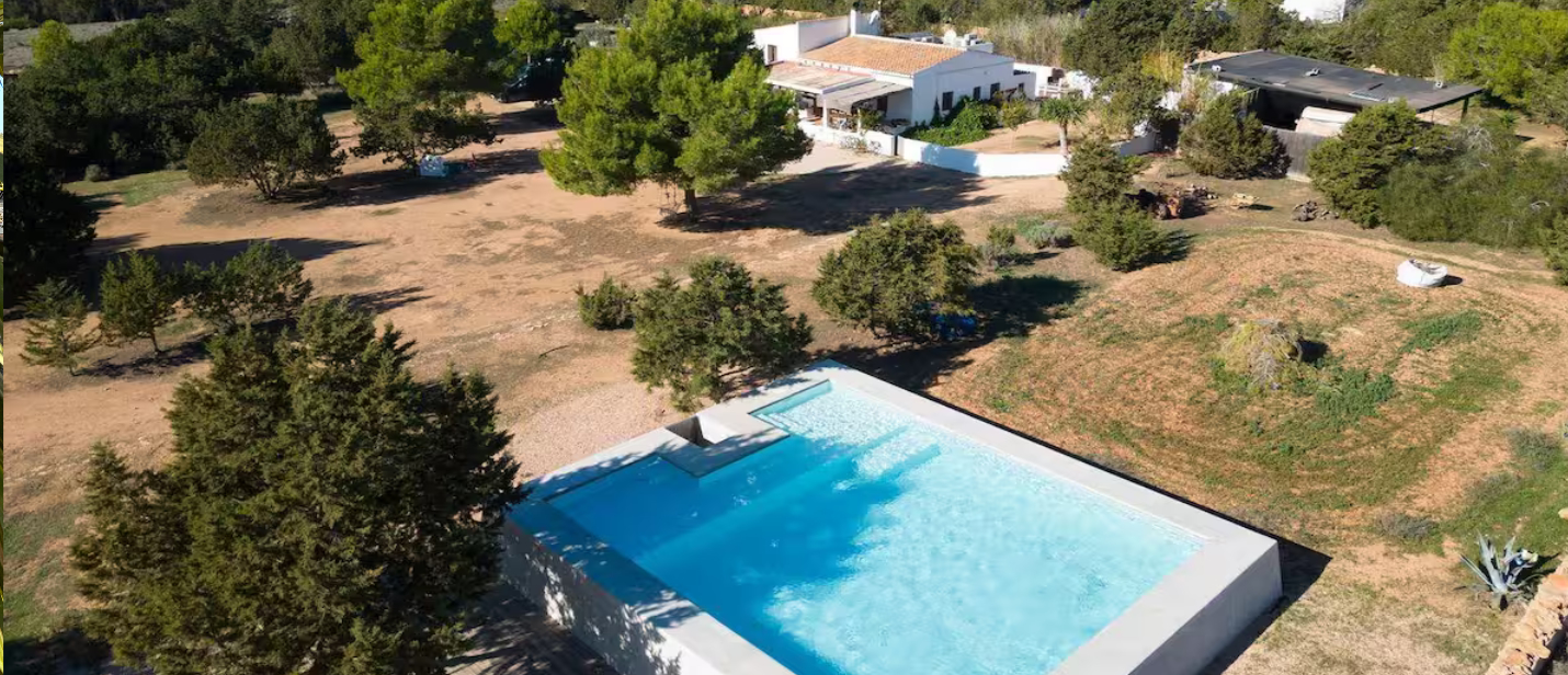 Casa con piscina playa Migjorn