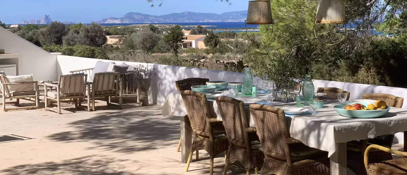 Alquiler casa grupos Formentera