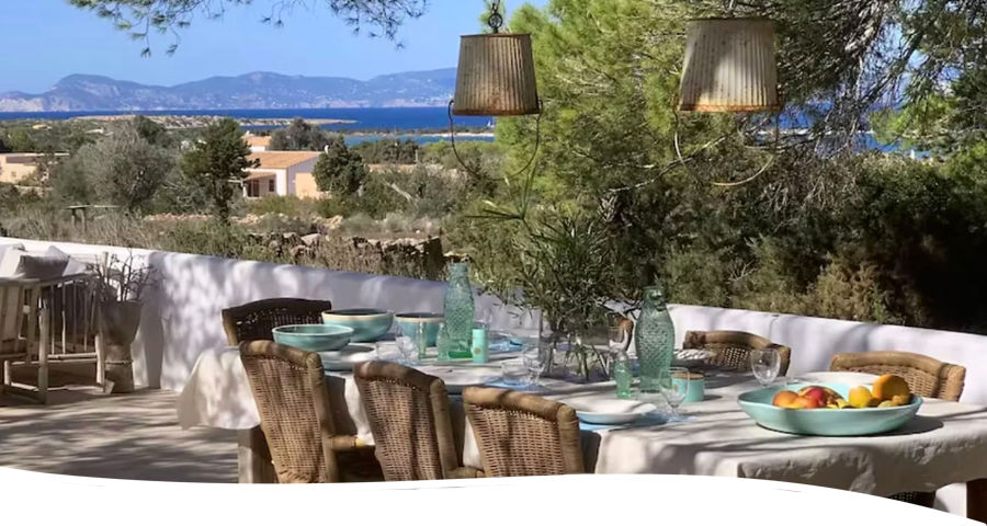 Alquiler casa grupos Formentera
